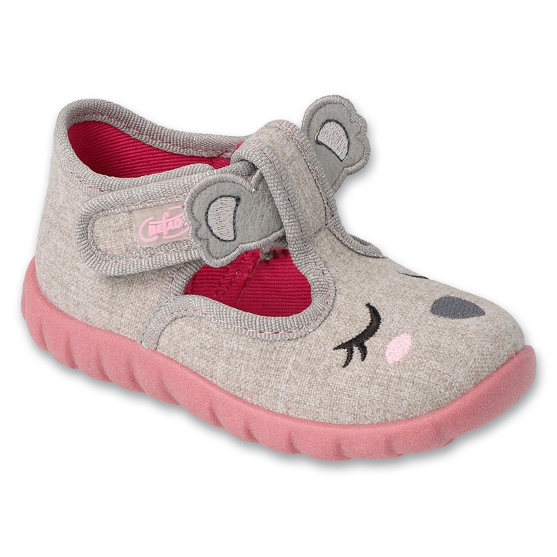 Befado Kinderschuhe 632P003 rosa grau