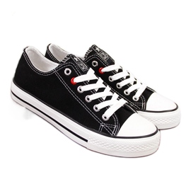 Schwarzer Textil-Low-Top-Sneaker NEWS