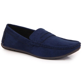 NEWS Marineblaue Slip-on-Slipper für Herren