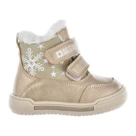 Schuhe, Schneestiefel Big Star Jr. KK374189 beige golden