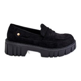 PS2 Damen-Slipper aus Wildleder Schwarz Fiorell