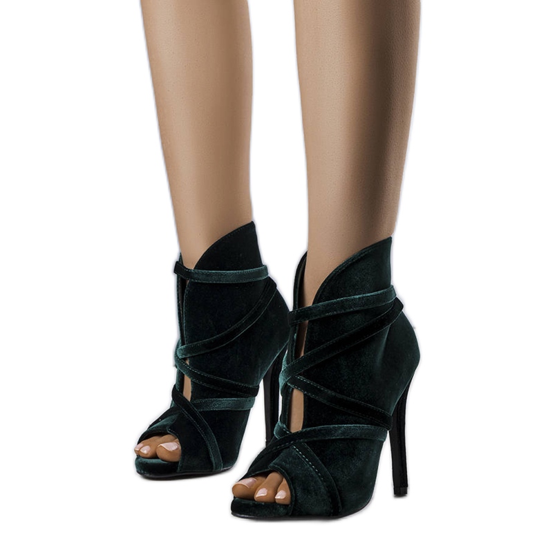 Grüne elegante Pumps mit Oberteil von Sao