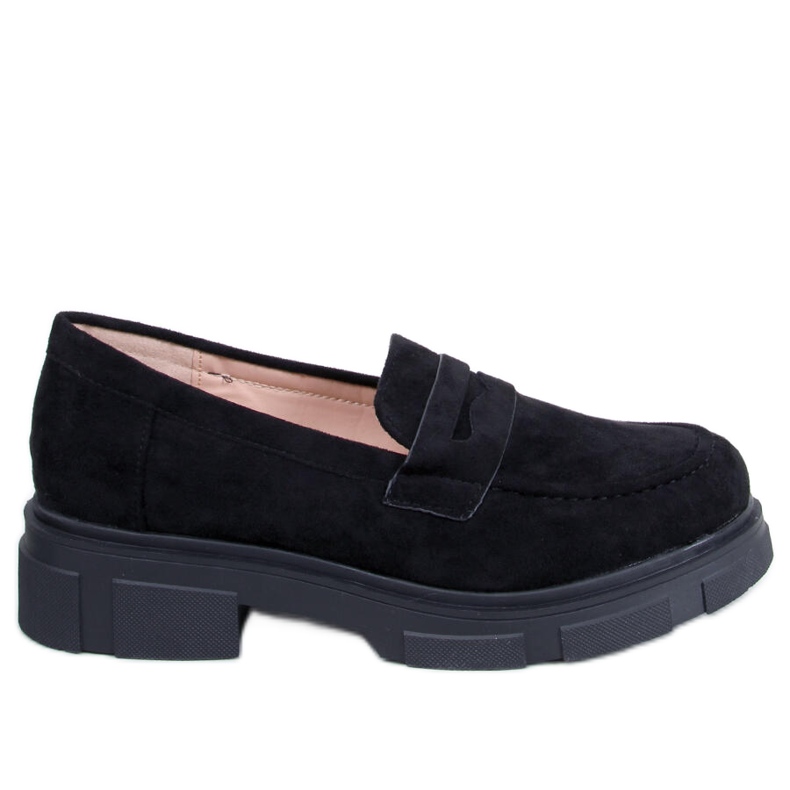 Plateau-Loafer aus Wildleder von Jayne Black schwarz