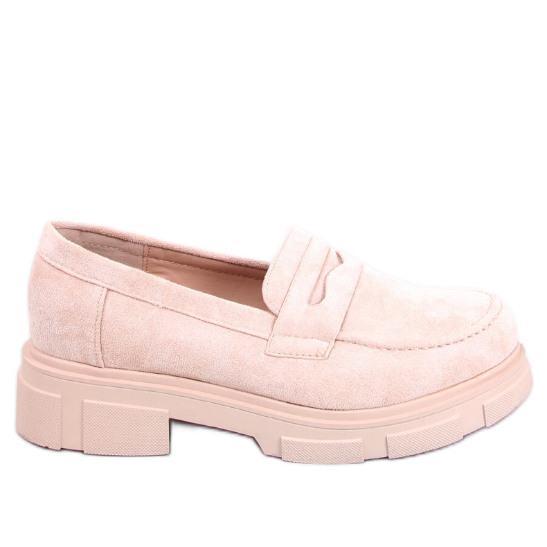 BM Plateau-Loafer aus Wildleder von Jayne Beige