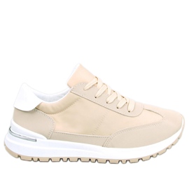 BM Barks Beige Sneaker für Damen