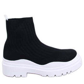 BM Elastische Stiefeletten Withers SCHWARZ/WEISS