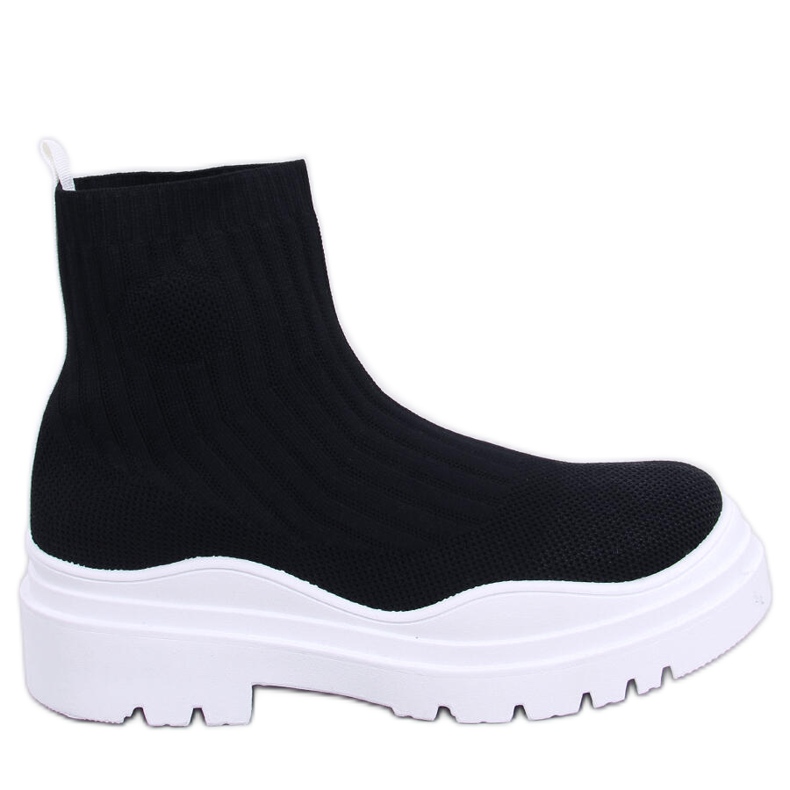 BM Elastische Stiefeletten Withers SCHWARZ/WEISS