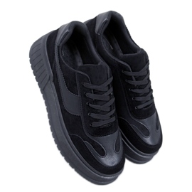 BM Plateau-Sneakers Kirby Schwarz