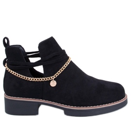 BM Spring cut-out Stiefel Sienna Black schwarz