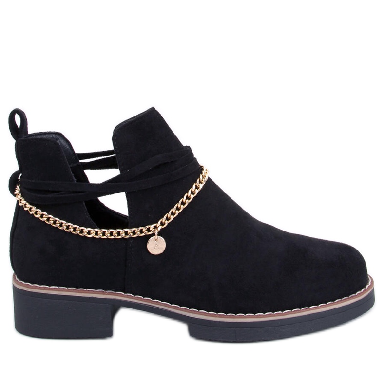 BM Spring cut-out Stiefel Sienna Black schwarz