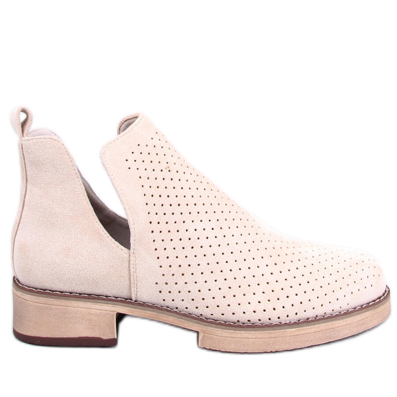 BM Durchbrochene Frühlingsstiefel Neve Beige