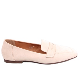 Class Beige klassische Wildlederloafer
