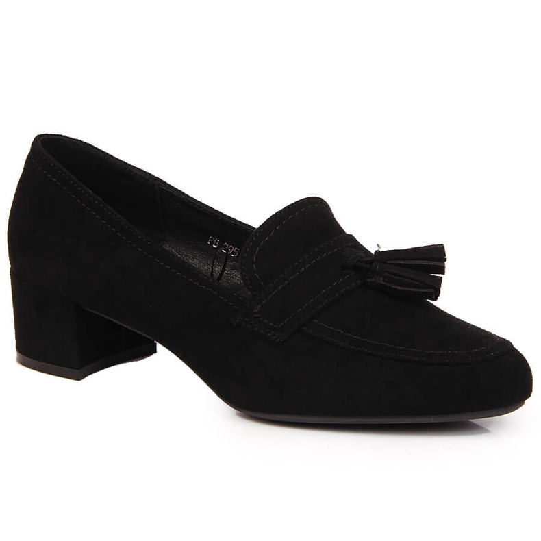 Damen-Brogues aus schwarzem Wildleder von Sergio Leone