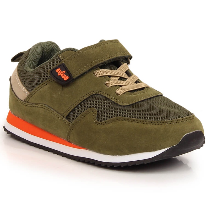Kindersportschuhe mit Klettverschluss Olive Befado