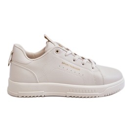 Sportschuhe zum Schnüren für Damen Beige Mikaela