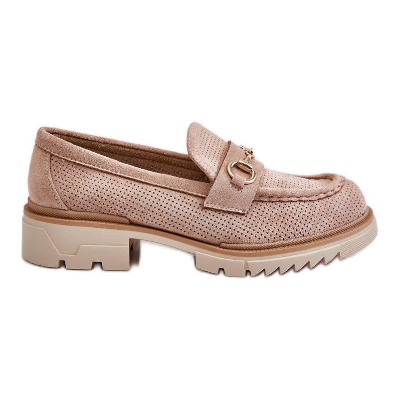 PM1 Klassische Damen-Loafer Loafer Beige Kolton
