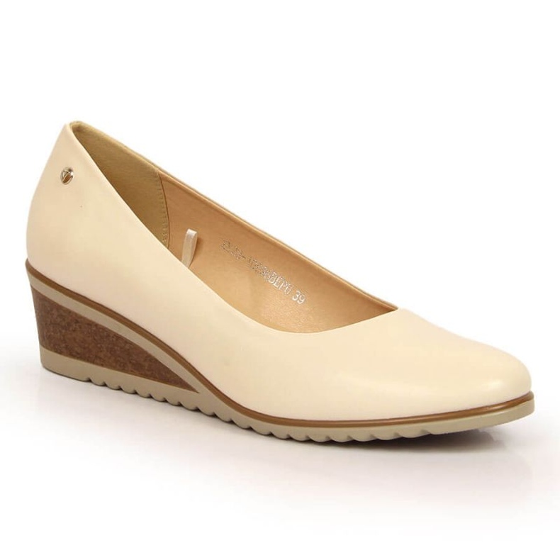 Keilpumpen Vinceza W JAN176B beige