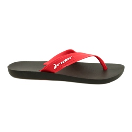 Rider 12120 AF985 Herren-Flip-Flops, rot schwarz