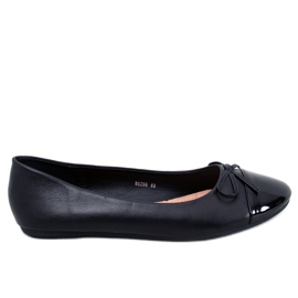 BM Chanel Gemma Schwarze Ballerinas für Damen