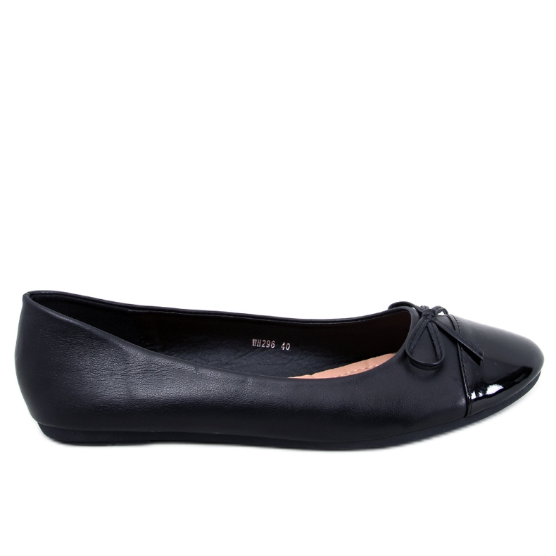BM Chanel Gemma Schwarze Ballerinas für Damen