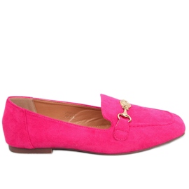 BM Rhona Fushia Damen-Loafer mit Schnalle rosa