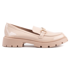 Beige lackierte Schuhe von Shelovet