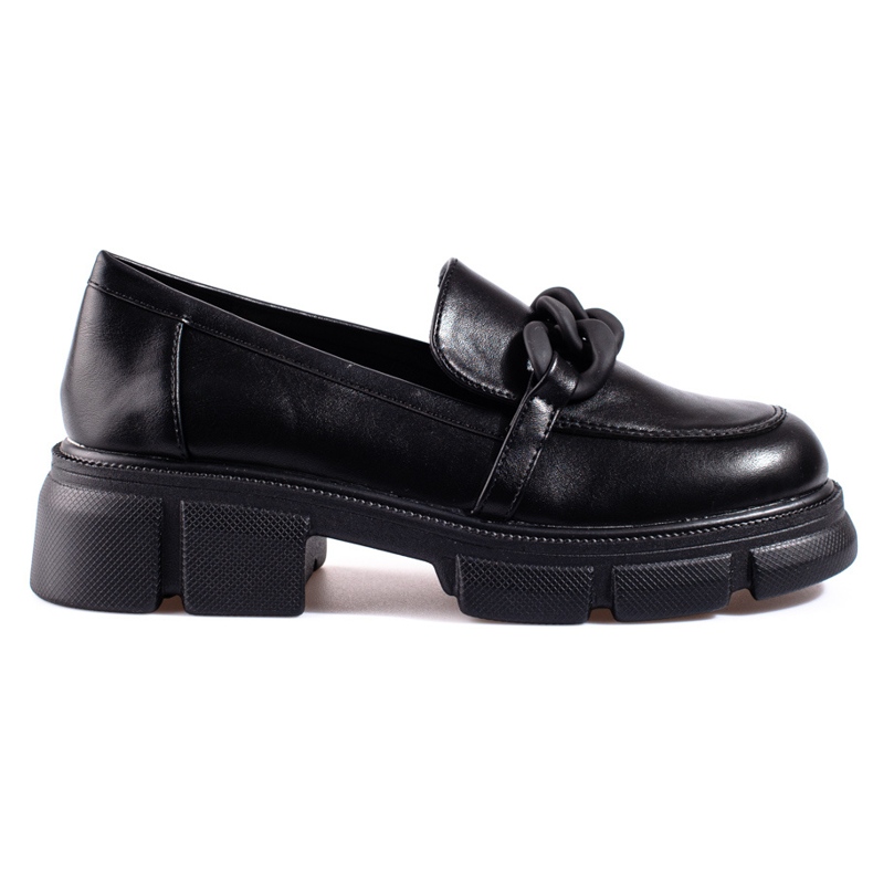 Goodin Shelovet Damen-Loafer mit schwarzer Kette