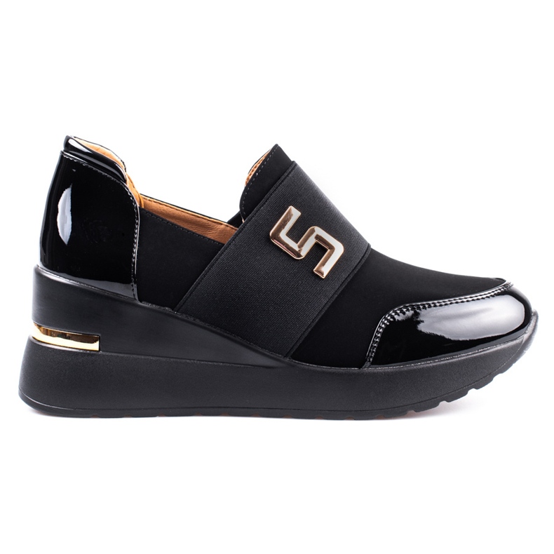 Damensneaker Shelovet mit schwarzem Keilabsatz