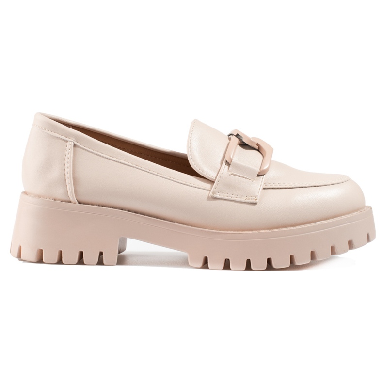 Goodin Beigefarbene Shelovet-Plateauschuhe für Damen