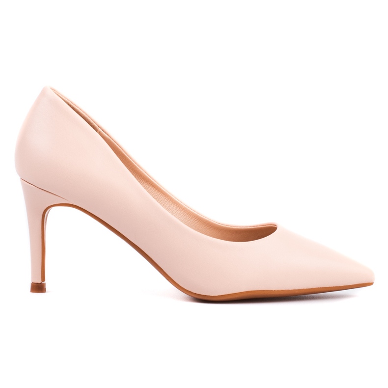 Shelovet Damen High Heels Beige Klassiker