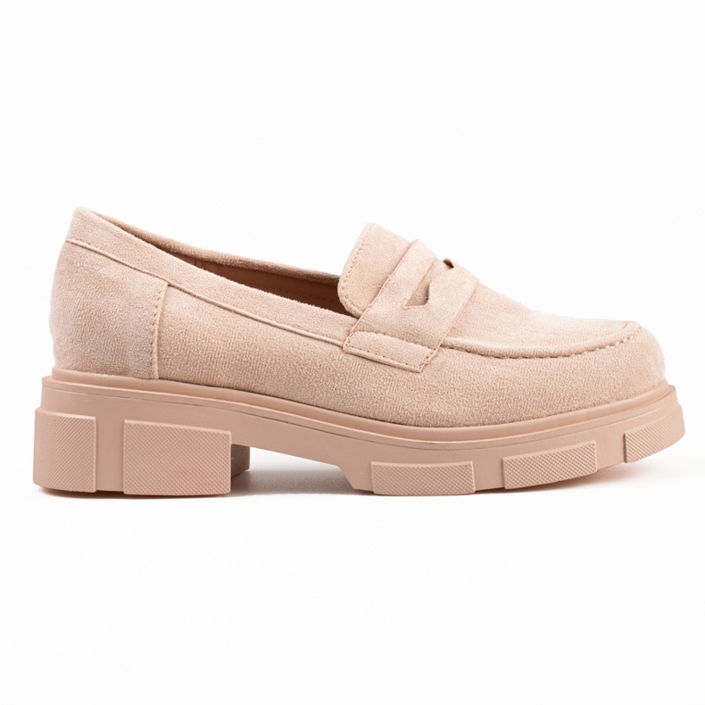 Damenschuhe Shelovet beige Wildleder
