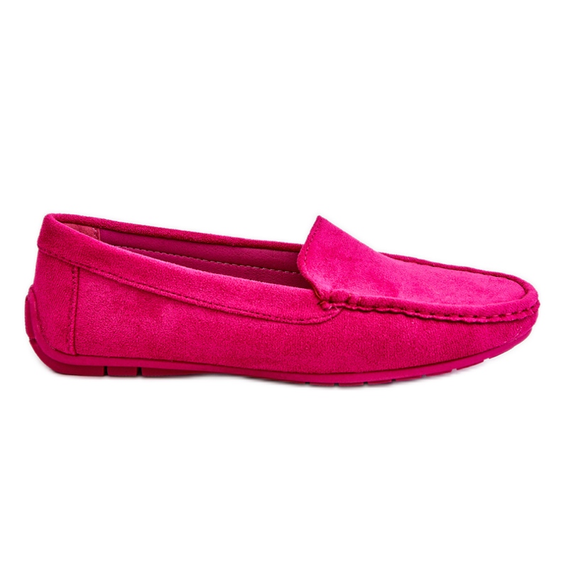 Wildleder-Loafer für Damen Fuchsia Morreno rosa