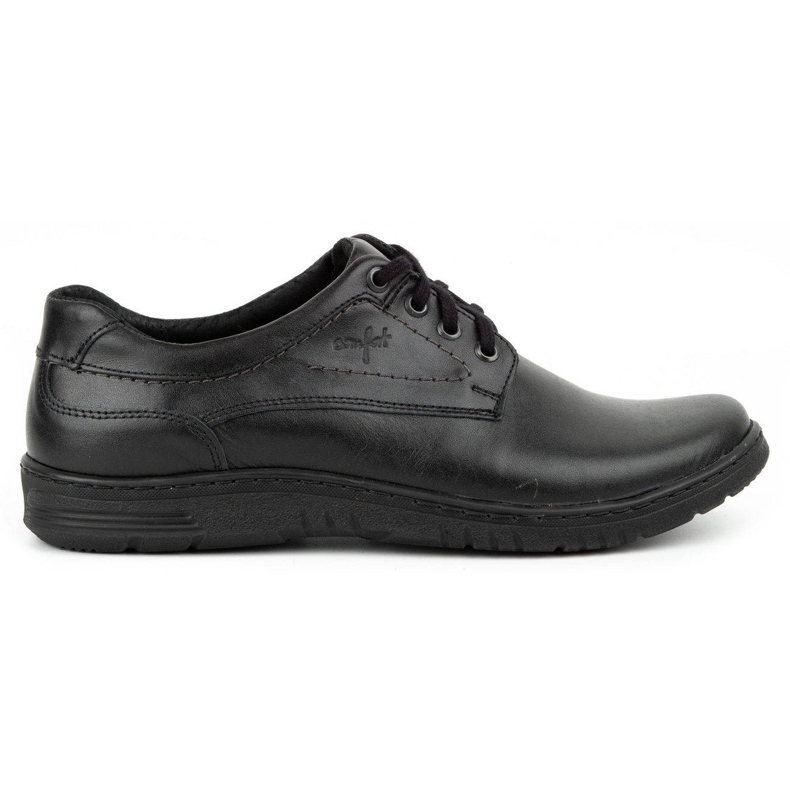 KOMODO Herren Casual Lederschuhe 921K schwarz