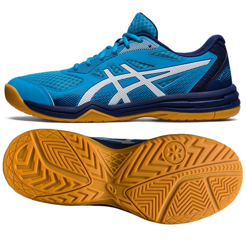 Asics Upcourt 5 M 1071A086 402 Volleyballschuhe blau blau