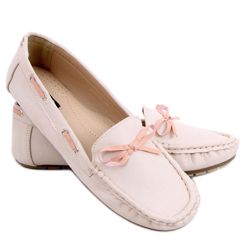 Klassische Kamila Beige Loafer für Damen