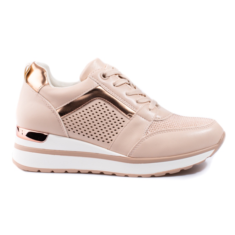 Modischer Shelovet-Sneaker für Damen in Beige