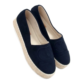 BM Wela Schwarze Chanel-Espadrilles