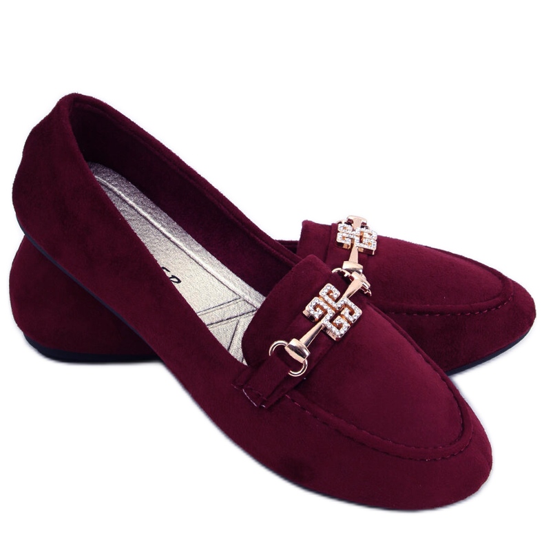 Damen-Slipper Chloe Wine rot