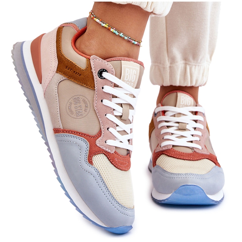 Damen Sportschuhe Memory Foam System Big Star LL274348 Mehrfarbig