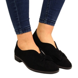 Damenschuhe mit schwarzer Schleife Jezzi