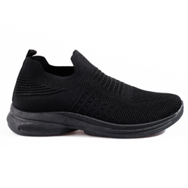 Shelovet Plateau Sportschuhe schwarz