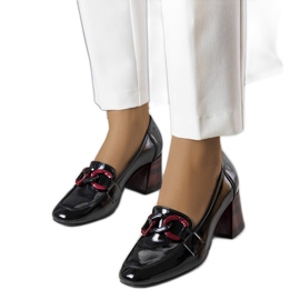 BM Teresa schwarz lackierte Pumps