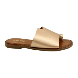 Goldene Hausschuhe Evento 22SD35-4586 Gold