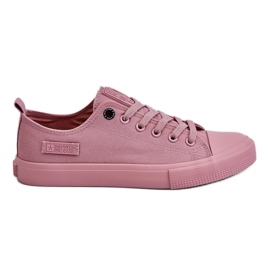 Klassische niedrige Damen-Sneaker Big Star LL274027 Rosa