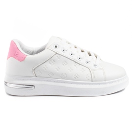 Weiße Sportschuhe von Shelovet für Damen mit Muster