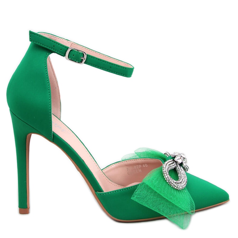 Seastar Triana Green Tüll Bow Stilettos grün