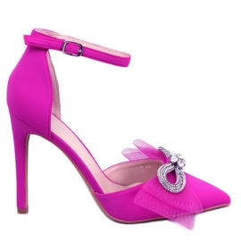 Seastar Triana lila Tüll Schleife Stilettos