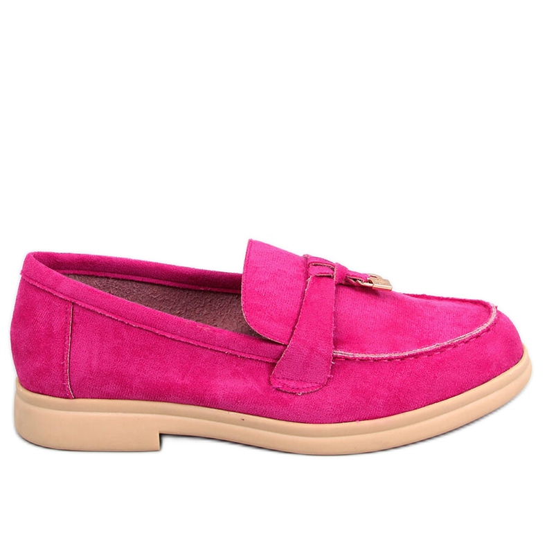 PA1 Wildleder-Loafer von Ottavia Fuchsia rosa