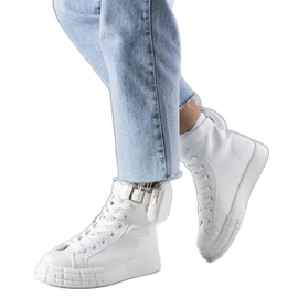 Weiße Stiefeletten mit Willie Sachet