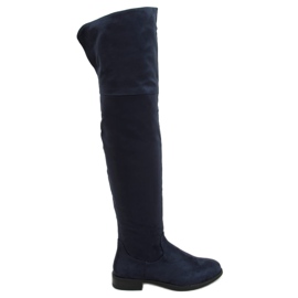 PA1 Overknee-Stiefel, marineblau MR-2 Navy